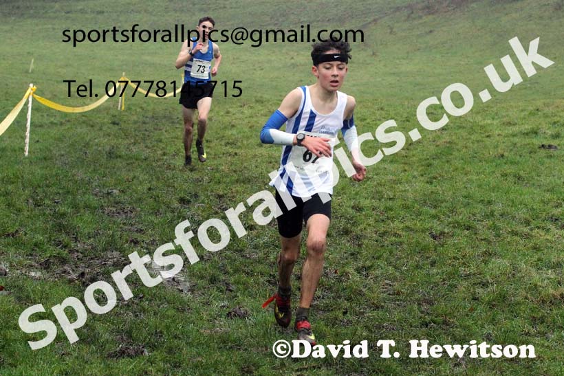 Boys under-15s, NECAA Junior Cross Country Relays, Thornley Farm, Peterlee, Saturday, December 12th. Photo: David T. Hewitson/Sports for All Pics